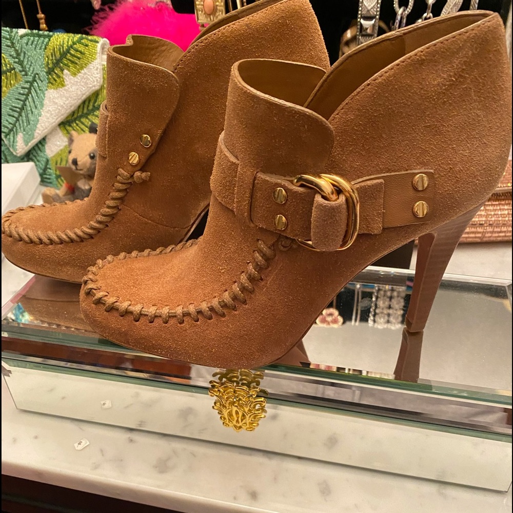 Tory Birch moccasin booties size 7.5